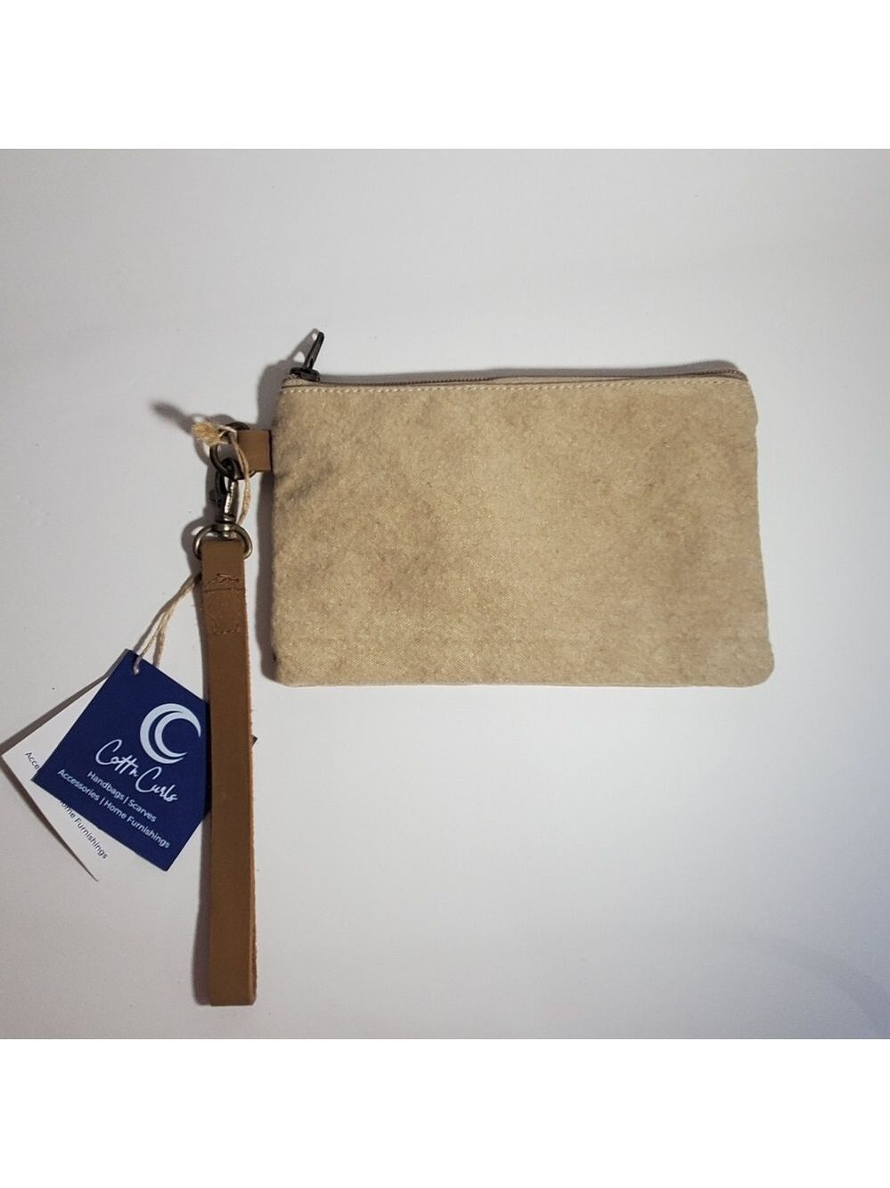 COTT N CURLS Octopus - Wristlet Wallet, Makeup Bag, Phone Purse with Leather NWT - Picture 6 of 9